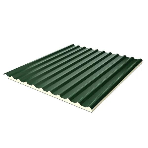 Tôn cách nhiệt PU màu xanh BGL03 16mm 0.50mm